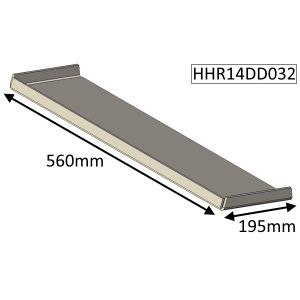 Parkray Consort 15 Double Sided Double Depth (CE and CEvII) Baffle Plate - HHR14DD032
