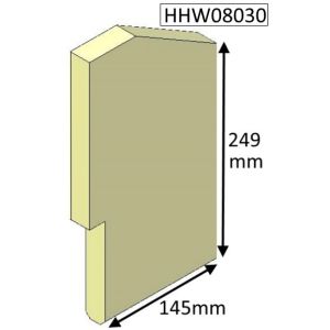 Avalon 8 Slimline Side (CEvII) Fire Brick  - HHW08030