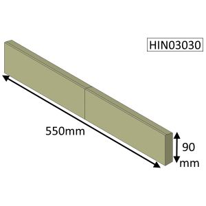Hunter Inglenook Rear (CEvII) Fire Brick - HIN03030