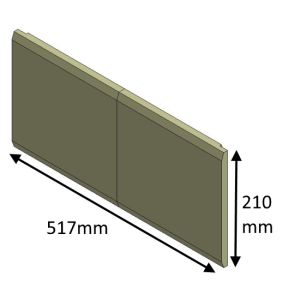 Jetmaster 60i and 60i Low Inset Rear (Pre 2017) Fire Brick - K107183