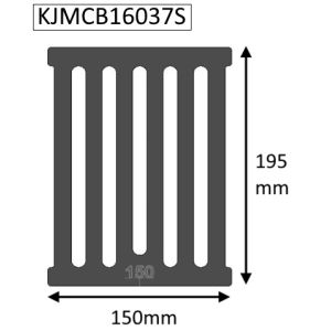 Jetmaster 16" Open Multifuel Basket Grate Bar 150mm - KJMCB16037S