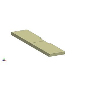 Jetmaster 60i and 60i Low Inset Lower Baffle Brick - KJMIN60L016