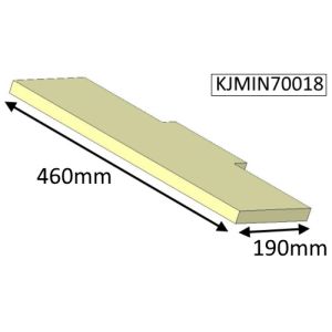 Jetmaster 70i and 70i Low Inset Upper Baffle Brick - KJMIN70018