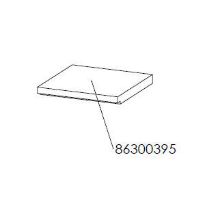 Dik Geurts Ivar 8 Low Eco Design Ready Wood Burning Stove - Bottom Brick Left [86300395]