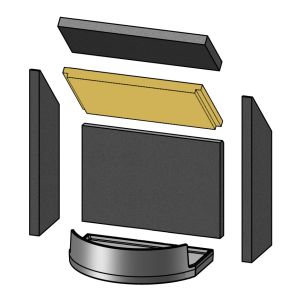Morso 4055 - Lower Baffle Plate [57100100]