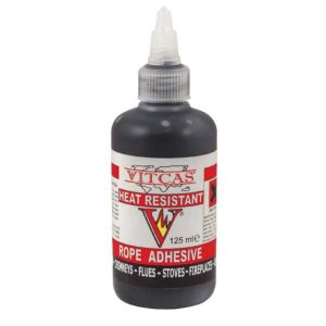 Vitcas Heat Resistant Black Rope Seal Adhesive 125ml