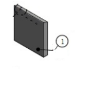 Waterford Stanley F650 Style Left Rear Fire Brick [A5-BB]