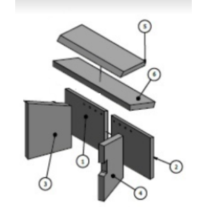Waterford Stanley F900 Ridge Top Upper Baffle Plate [A4-TB]
