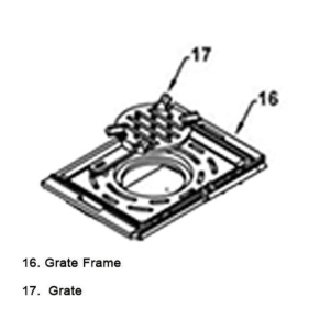Stanley Aoife [Eco Model] Frame Grate [SM05U14-CR18]