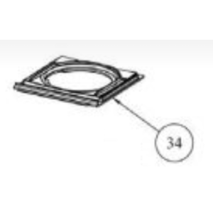 Stanley Cara Glass Grate Support Plate / Outer Frame [Z00035AXX]