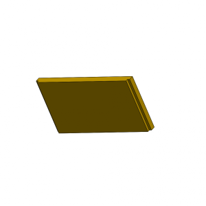 ACR Tenbury T550 Spare Parts Lower Vermiculite Baffle T550 (TB2-07-03-00)