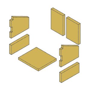 Esse 1 Multi Fuel Stove Fire Brick Set [Non Eco]