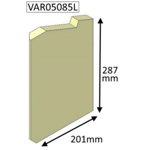 Cleanburn Stromstad  Left Hand Side Fire Brick - VAR05085L