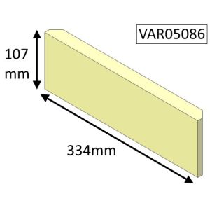 Cleanburn Stromstad Lower Rear Fire Brick - VAR05086