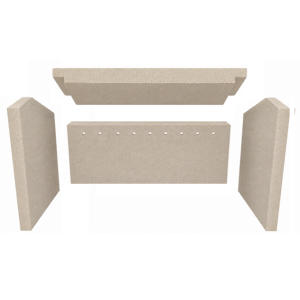 Boru Carraig Mor 12 Stove Fire Brick Set    