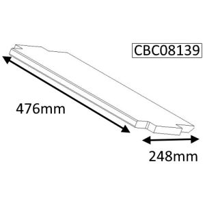 Cleanburn Nordstrand Baffle Brick - CBC08139