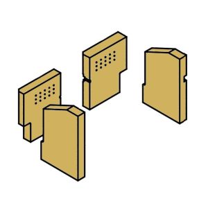 Charnwood Aire 3 Fire Brick Set - 011/AA028S