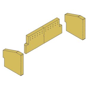 Charnwood C-Five Duo Fire Brick Set - CW011/NRM029S
