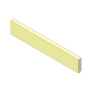 Parkray Aspect 9 Rear Lower Fire Brick - ECIR09018