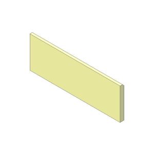 Parkray Aspect 9 Rear Upper Fire Brick - ECIR09019