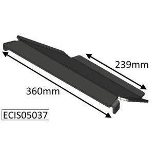 Parkray Aspect 5 Slimline Baffle Plate - ECIS05037