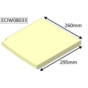 Parkray Aspect 8 Boiler Left Hand Base Fire Brick - ECIW08033