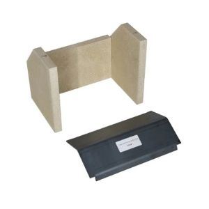 Clearview Solution 400 Stove Spare Parts - Full Brick & Baffle Plate Set 
