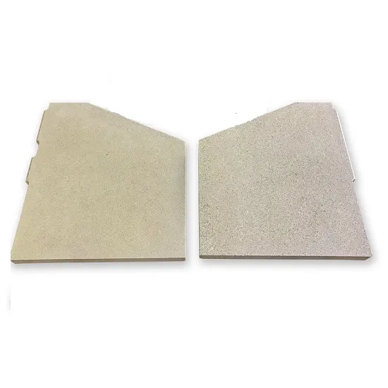 Graphite Inset Convector Stove  - Side Fire Brick Set