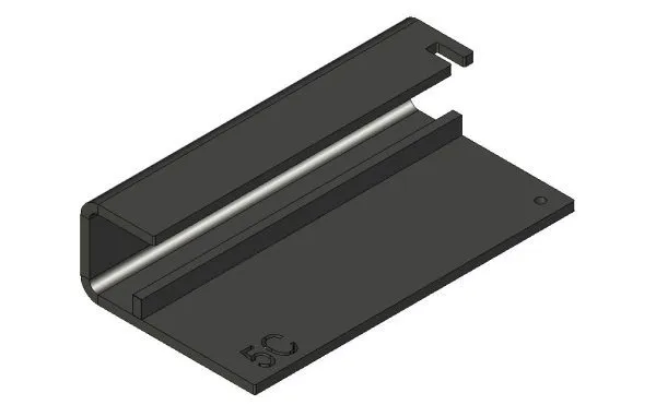 Parkray Aspect 5 Compact (Eco) Left hand Side Plate - ACMF05ARRT003