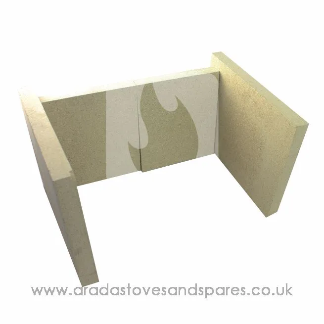 AX4 Multi Fuel Stove Spares - Set Liner Brick
