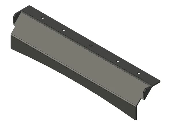 Parkray Aspect 14 Boiler(Eco) Airwash Baffle Plate - ASB14ARRT009A