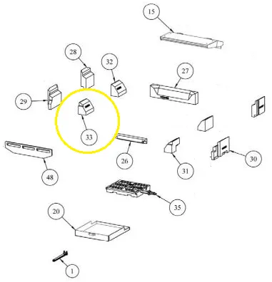 Waterford Stanley Ashling Room Heater Front Left Side Brick H00194AXX [33]