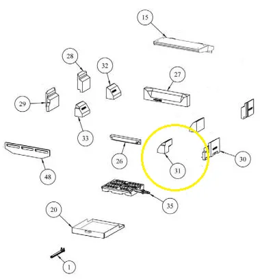 Waterford Stanley Ashling Room Heater Front Right Side Brick H00190CXX [31]