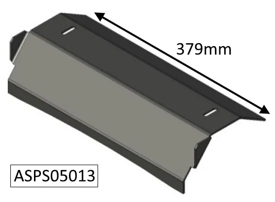 Parkray Aspect 5 (Eco) Airwash Baffle Plate - ASPS05013