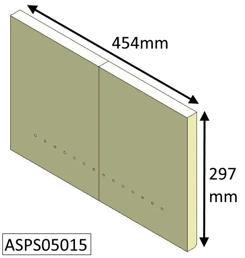 Parkray Aspect 5 (Eco) Rear Fire Brick - ASPS05015