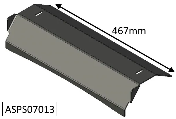 Parkray Aspect 7 (Eco) Airwash Baffle Plate - ASPS07013