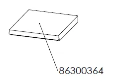 Dik Geurts Soren 5 Low Eco Design Ready Wood Burning Stove- Bottom Brick Right [86300364]