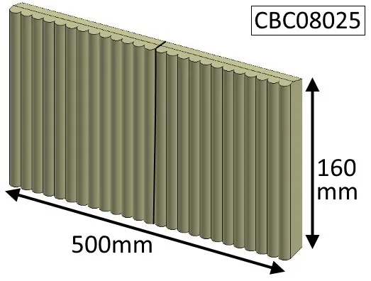 Cleanburn Nordstrand Rear Fire Brick - CBC08025