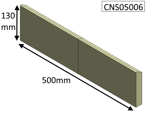 Parkray Consort 5 Slimline Multifuel (CE and CEvII ) Rear Fire Brick - CNS05006
