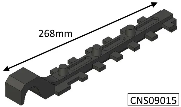 Parkray Consort 9 Riddling Lower Grate Bar  - CNS09015