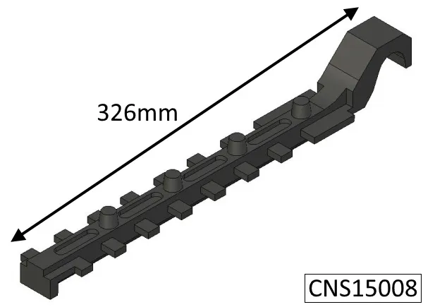 Hunter Telford 8 Inset Riddling Lower Grate Bar - CNS15008