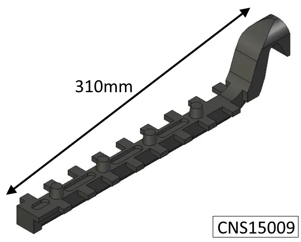 Parkray Consort 15 Boiler Riddling Upper Grate Bar - CNS15009