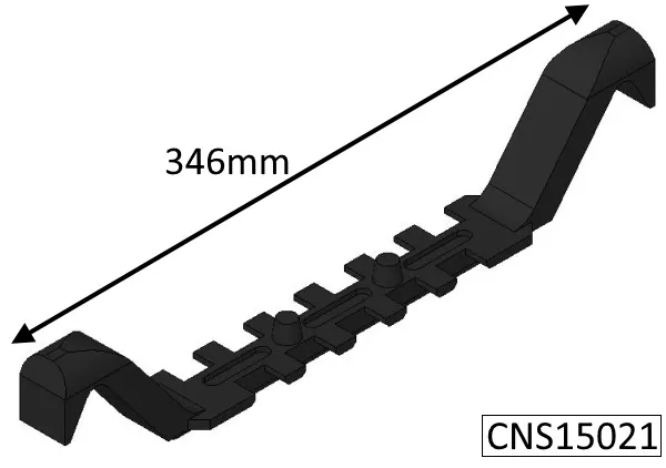 Parkray Consort 15 Double Sided Single Depth Riddling Upper Grate Bar - CNS15021