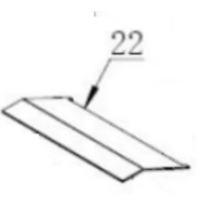 Stanley Aoife [Eco Model] Upper Steel Baffle Plate [CA1911-SM05UD3S2-01] 