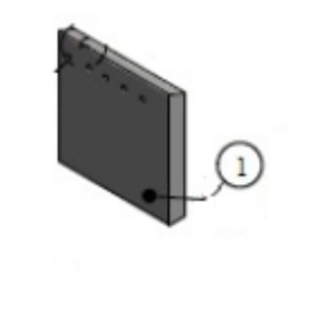 Waterford Stanley F900 Ridge Left Rear Fire Brick [A4-BB]