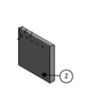 Waterford Stanley F650 Style Right Rear Fire Brick [A5-BB_MIR]