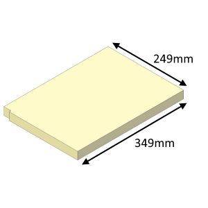 Parkray Aspect 14 Boiler(Eco) Base Fire Brick - ASB14018B