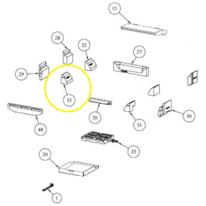 Waterford Stanley Ashling Room Heater Front Left Side Brick H00194AXX [33]