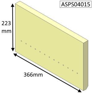 Parkray Aspect 4 Compact (Eco) Rear Fire Brick - ASPS04015