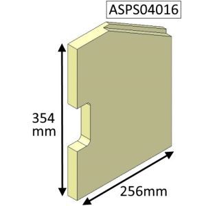 Parkray Aspect 4 (Eco)Left Hand Side Fire Brick - ASPS04016